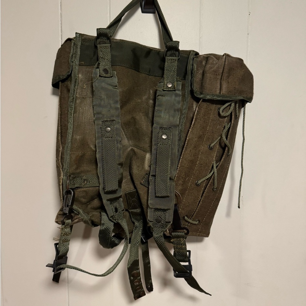 Vintage Italian Alpine Mountain Rucksack BackPack Military Italy
